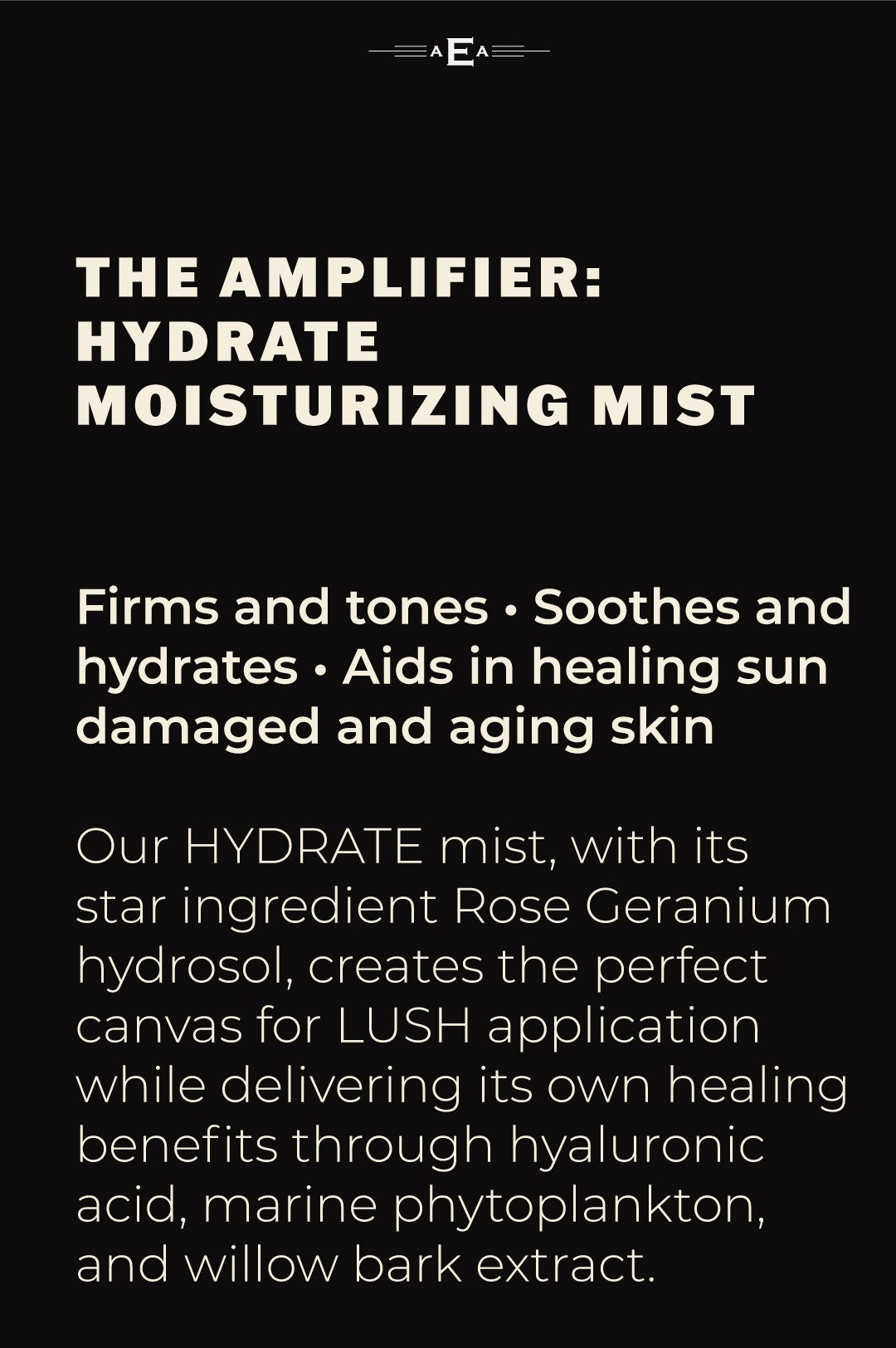 hydrate slide with information
